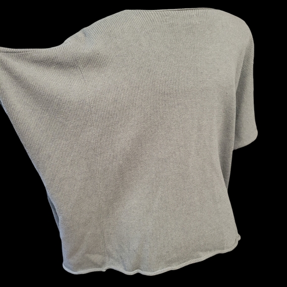 Eskandar Tan/Sand Knit Crossover Knit Sweater Size OS - Picture 2 of 9